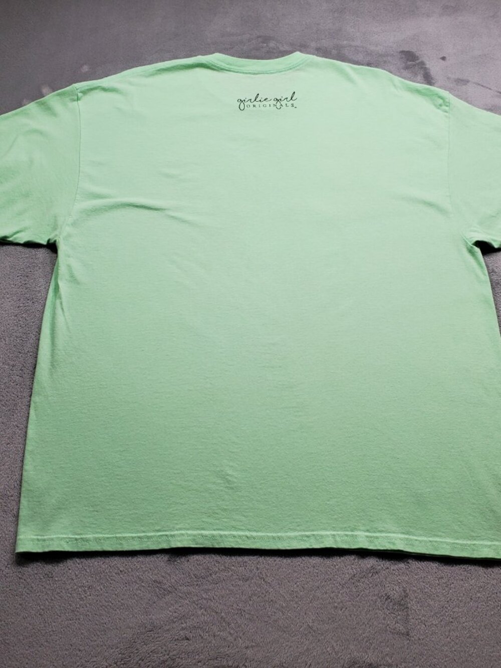 Girlie Girl Originals Selective Hearing Graphic T-shirt Mint Green Wm Sz 2X - Picture 2 of 9